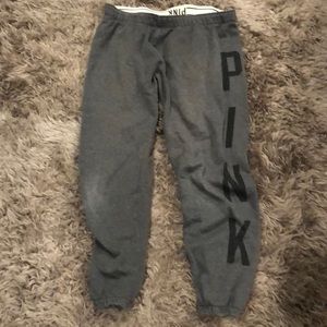 PINK Victoria's Secret Pants - Victoria’s Secret Pink Charcoal Sweat Pants Sz S PINK Victoria's Secret Pants - Victoria’s Secret Pink Charcoal Sweat Pants Sz S